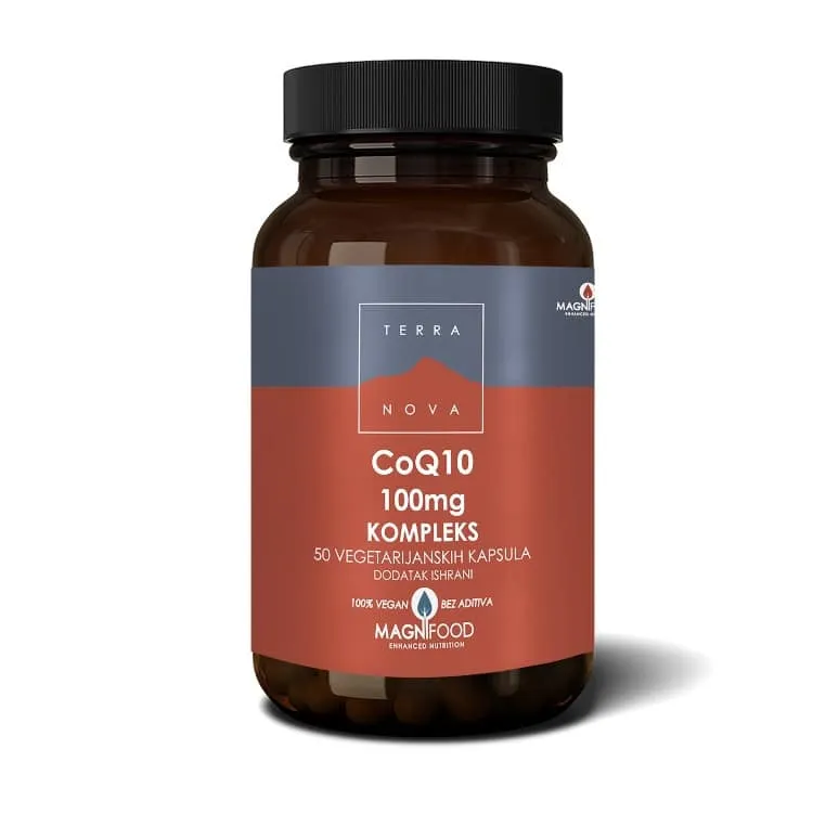 Terranova Co Q10 100 mg kompleks kapsule a50