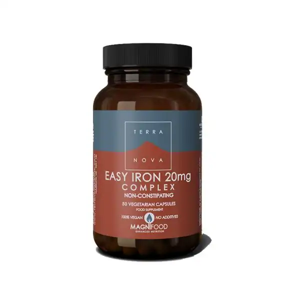 Terranova Željezo Easy iron kompleks 20mg kapsule a50