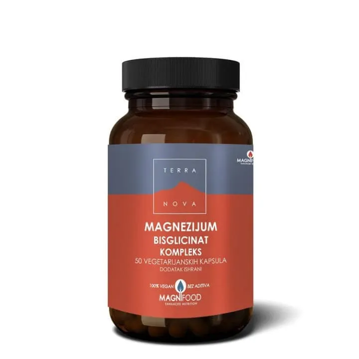 Terranova Magnezij bisglicinat kapsule a50