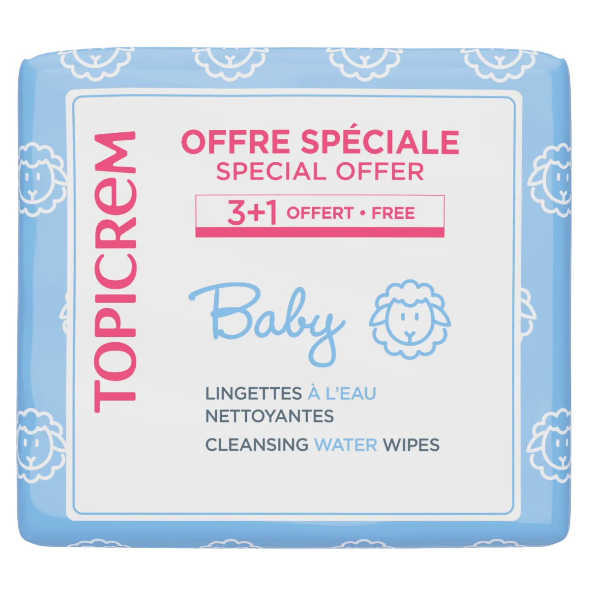 Topicrem Baby Vodene maramice 3+1 gratis