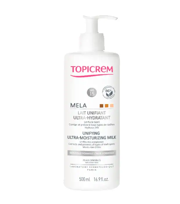 Topicrem MELA Mlijeko za posvjetljivanje tijela 500 ml