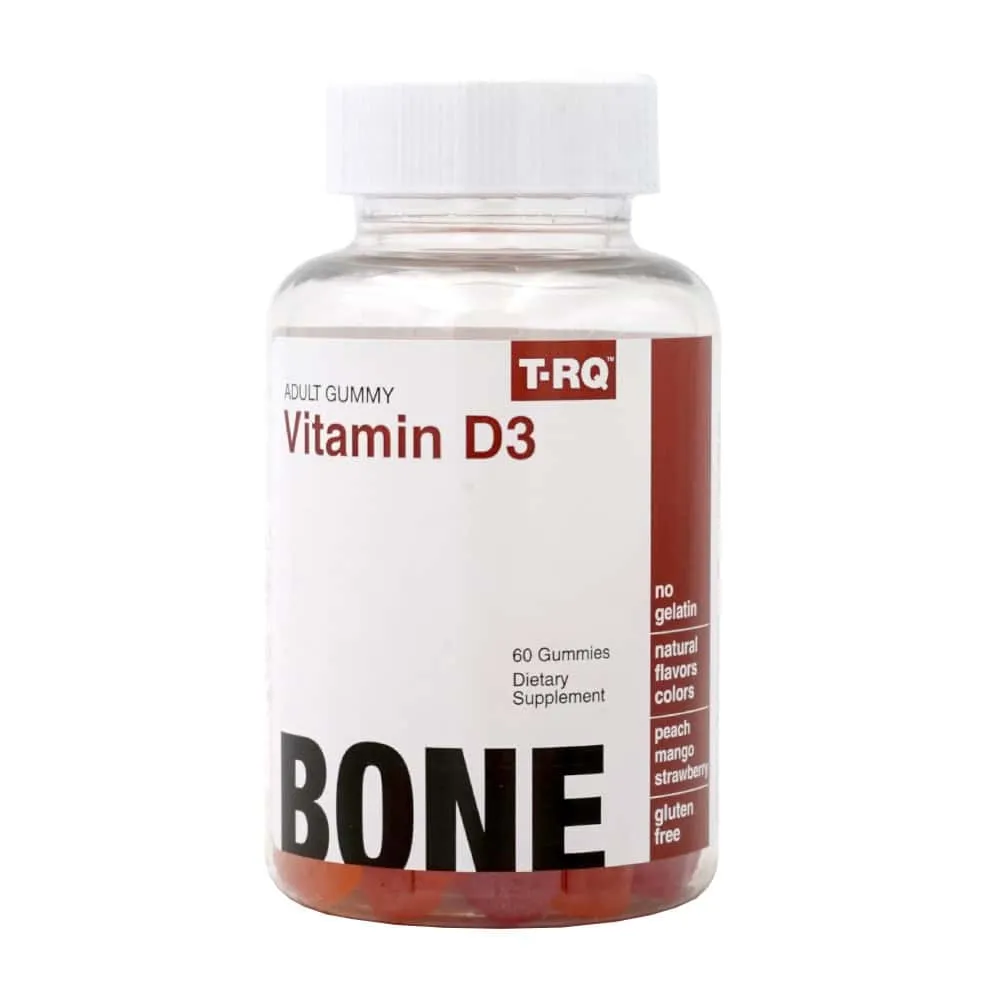 T.RQ Vitamin D3 Bone gumene bombone za odrasle a60