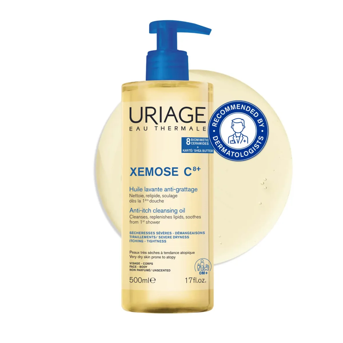 Uriage Xemose C8+ Ulje za pranje 500 ml