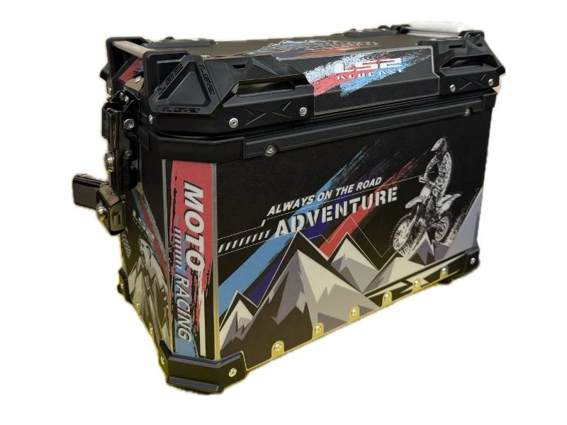 LS2 Bočni Koferi Adventure Black Rock