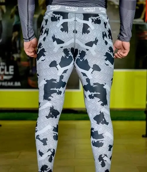 Muscle Freak Man Leggings "MILITARY"
