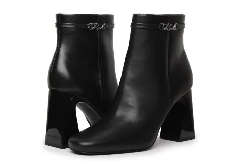 Karl Lagerfeld Duboke cipele Astra Nova Zip Ankle Boot