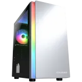 COUGAR PURITY RGB PC Case, Mini Tower, White
