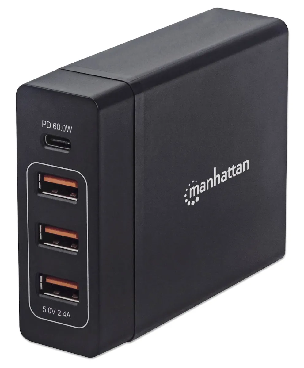 DOCKING MANHATTAN 4/1 3 USB A 1 USB C PORT 72W