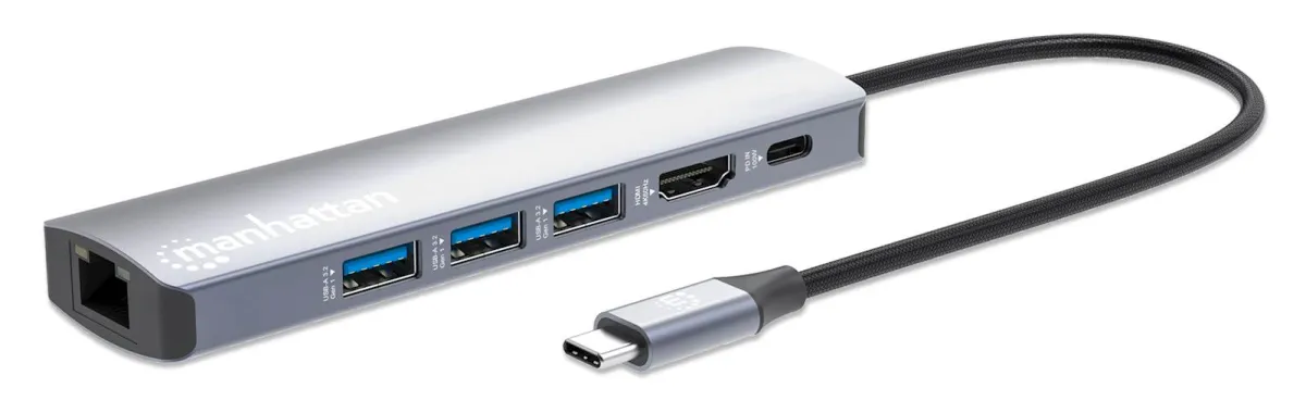 DOCKING MANHATTAN USB-C PD 6-in-1 4K
