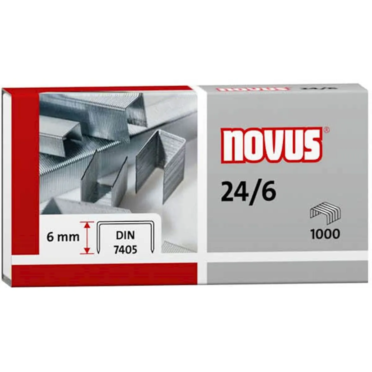 Klamerice Novus 24/6, 1000 komada