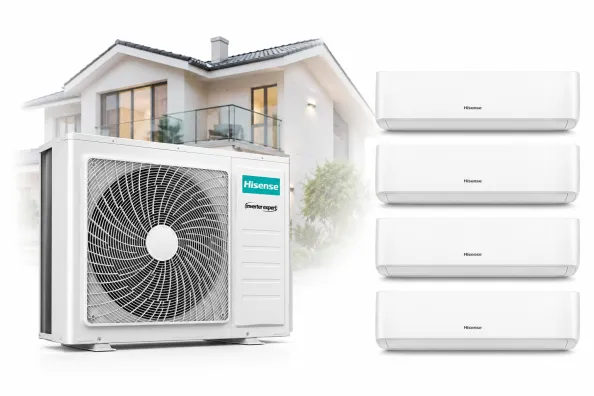 Multi Split Hisense 36.000 BTU | 1 Vanjska + 4 Unutrašnje jedinice