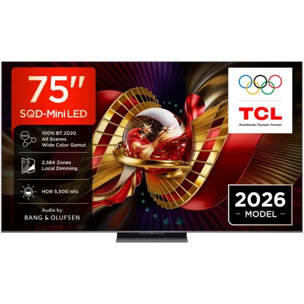 TV TCL 75C8L 4K QD-Mini LED