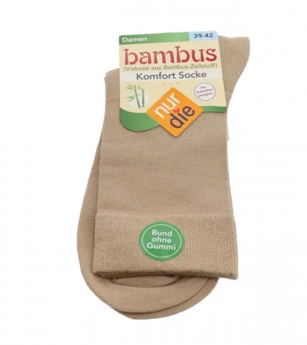 Čarape ženske bambus bež 39-42 496827