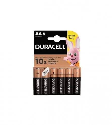 Baterije AA X6 Duracell AADURB6
