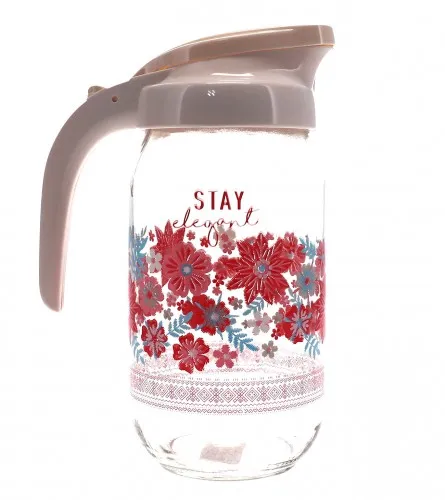Bokal stakleni 1000ml Flora 112028