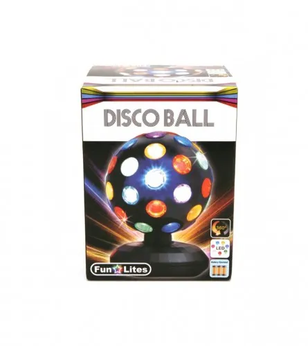 Disko kugla LED 15cm 904-0200 Crna