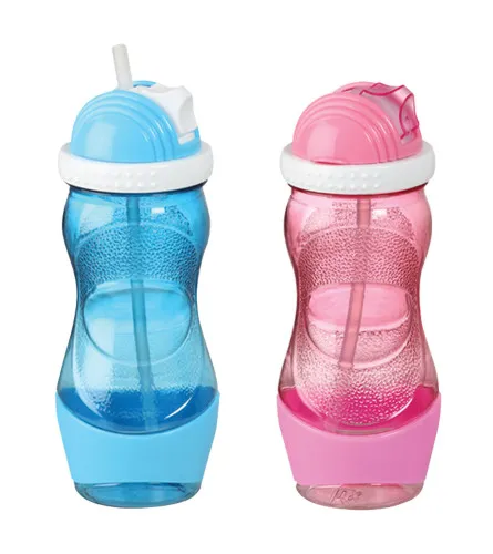 Flaša dječija sa slamkom PVC 400ml L-00548