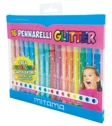 Flomasteri sa gliterom 16/1 62845