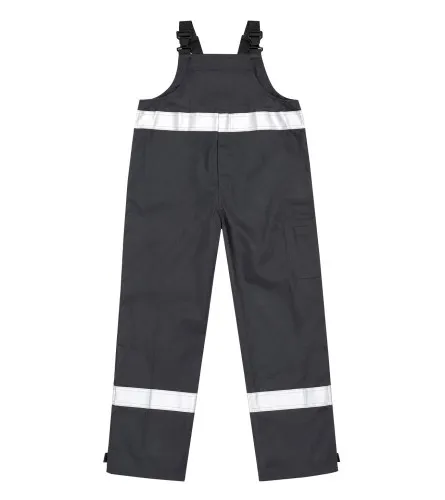 Hlače radne tregerice vel.3XL EWE tamno sive