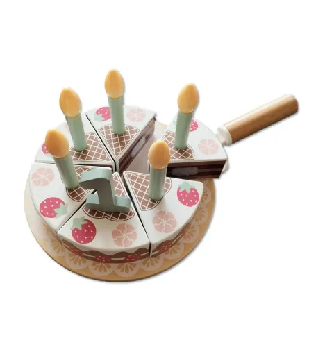 Igračka drvena rođendanska torta TH544B
