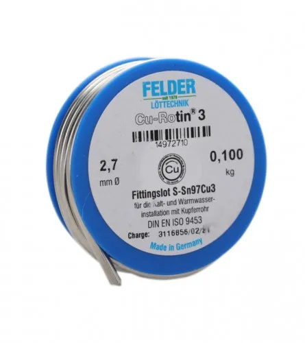 Kalaj za meki lem 2,7mm 100g 14972710