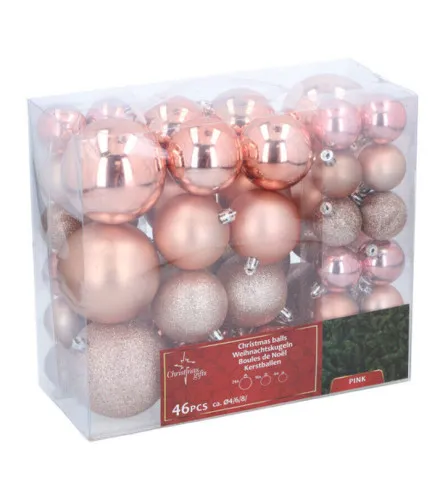 Kugle ukrasne 46/1 Pink