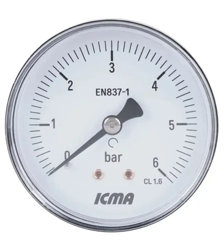 Manometar 1/4" 63mm 0-6 bara 243