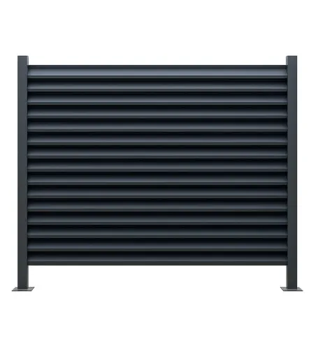 Ograda 1500x100mm siva