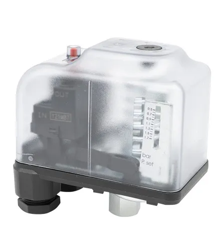 Prekidač pritiska s ručnim resetom 1/4" 0.5-4-5 BAR 603