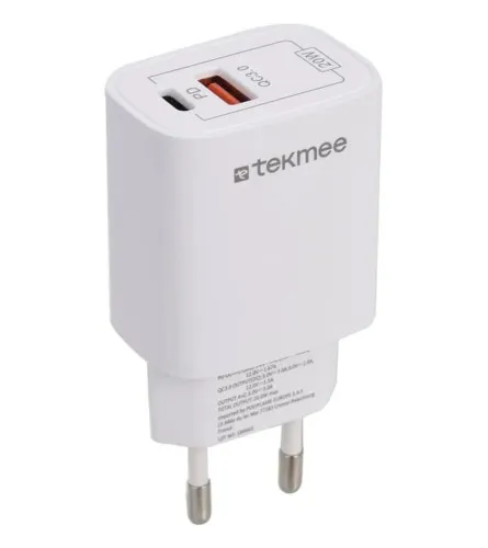 Punjač 20W 2x port Type-C+USB brzi izlaz