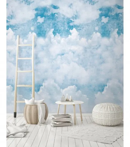Tapeta Mural Blue Clouds 53x280cm A42501