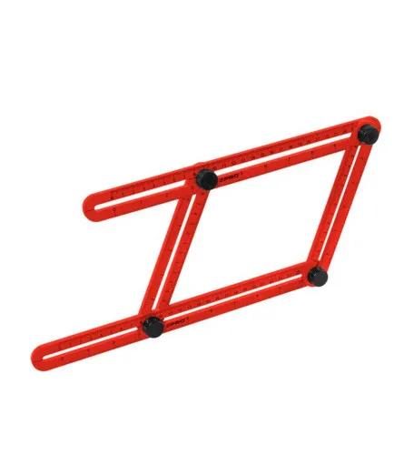 Uglomjer podesivi šablon 25x12cm PRO-PK504