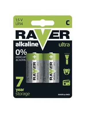 Baterija alkalna, LR14-B 1.5V REVER 2/1