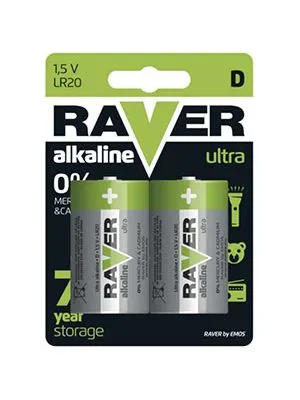 Baterija alkalna, LR20-B2 1.5V REVER 2/1