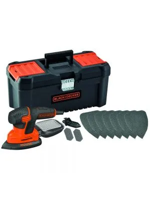 B&D Vibracijska brusilica 120W+pribor+kofer KA2000KA10