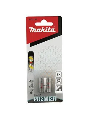 Bit PH2x25mm torzijski 2 kom Premier E-03137 MAKITA