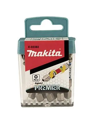 Bit PZ2x50mm torzijski dvostruki 10 kom Premier E-03383 MAKITA