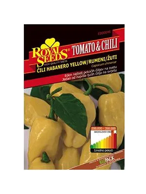 Chili Habanero žuti Royal Seeds