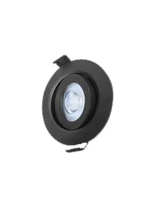 Downlight LED 3W 6000K Green Tech crni