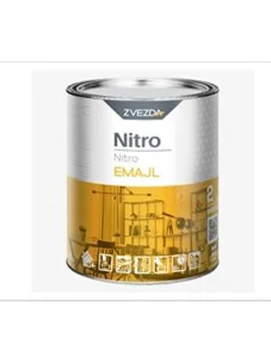 Emajl nitro za drvo i met.bijeli  RAL9010 5 lit ZVEZDA