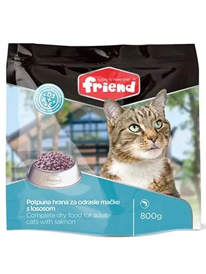 Hrana za mace losos 800 g Friend DC