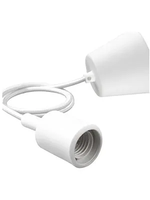 Kabel s grlom E27, plastika, bijela boja,1,5m, Green Tech MT-003WH