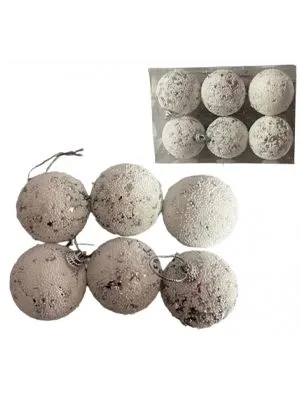 Kugle za bor 6/1 5cm,bijela CH61145