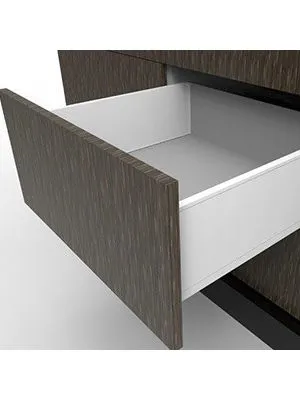 Ladica SLIM BOX GTV 300mm h=167mm BIJELA