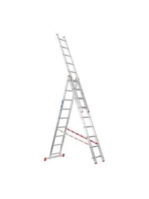 Ljestve tehničke trodjelne 3x9 h=4m HOBI