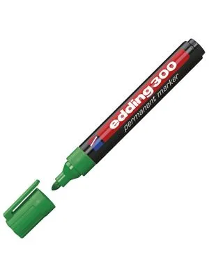 Marker permanentni Edding 300 zeleni 1,5-3,0 mm vrh MAX