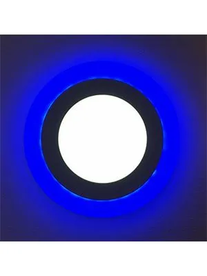 Panel LED 18W + 6W ugradni okrugli 4000K+plava Lumera