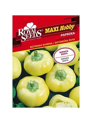 Paprika Bot.Žuta/Rotund 1 g Royal Seeds