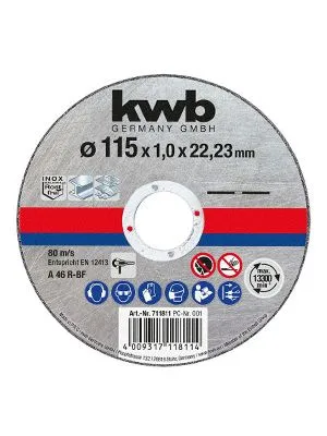 Ploča rezna za metal/inox 115x1mm KWB