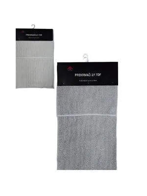 Prostirka za kupatilo 2/1 siva microfiber CHT015 10